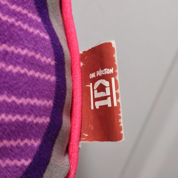 One Direction Pink Purple Grey Boombox Decorative Pillow - Picture 8 of 9